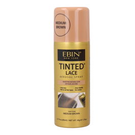 Ebin New York Tinted Lace Medium Brown Spray 80 ml para Pelucas
