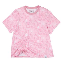 Disney by Loungefly Tee Camiseta Unisex Hannah Montana Shirred Hem talla L