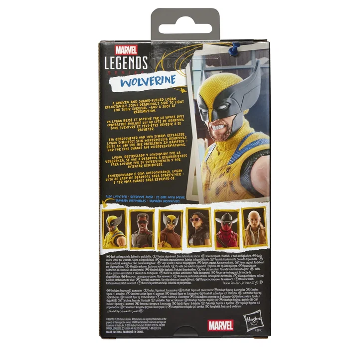 Hasbro Figura Marvel Legends Lobezno Deadpool & Wolverine 15 cm