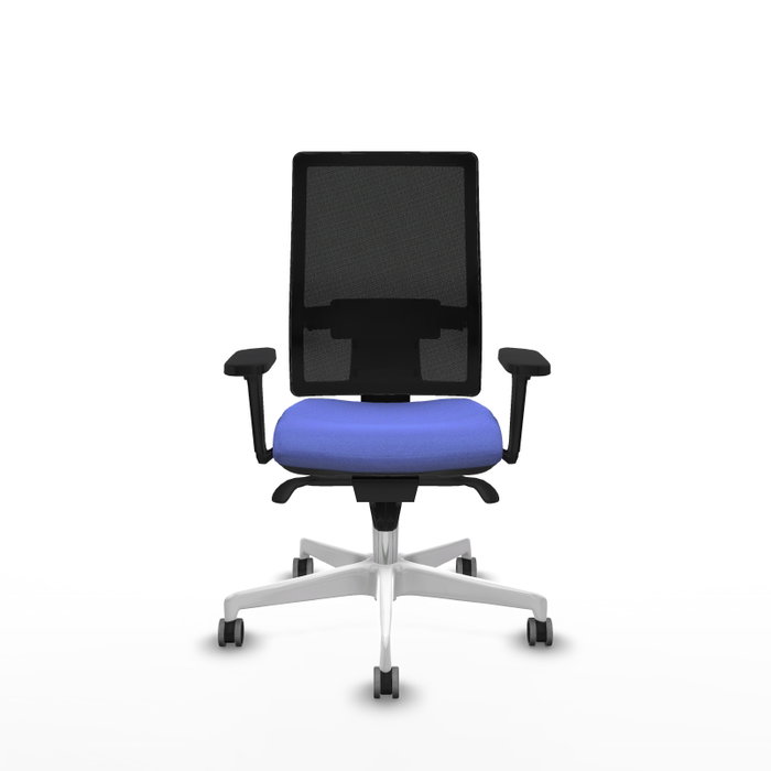 PIQUERAS Y CRESPO Silla de oficina Horna con mecanismo Sincro, Azul claro y Negro PIQUERAS Y CRESPO Silla de oficina Horna con mecanismo Sincro, Azul claro y Negro