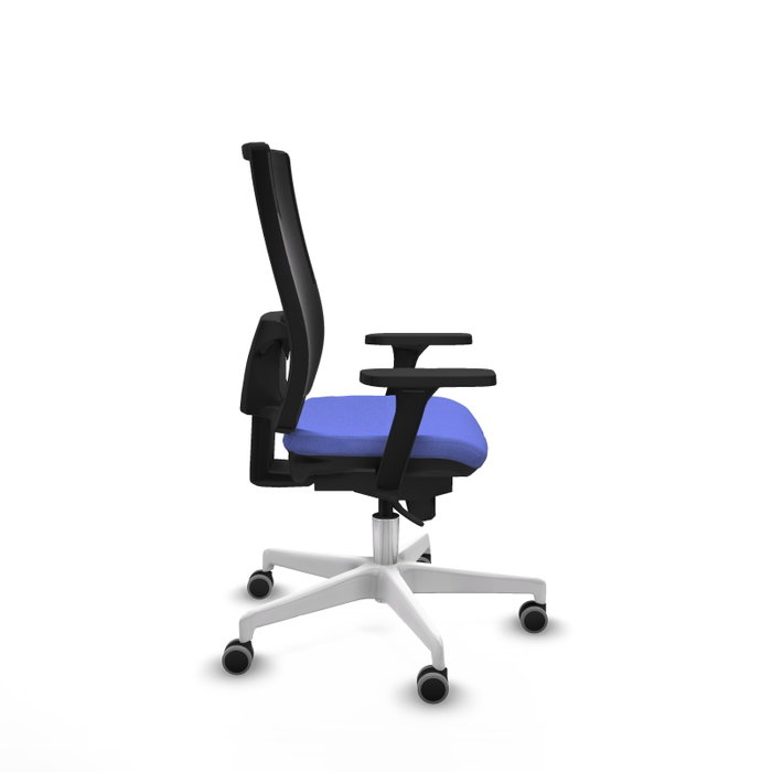 PIQUERAS Y CRESPO Silla de oficina Horna con mecanismo Sincro, Azul claro y Negro PIQUERAS Y CRESPO Silla de oficina Horna con mecanismo Sincro, Azul claro y Negro