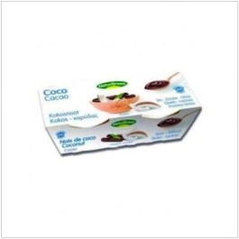 NATURGREEN Postre De Coco Con Cacao Ecológico 2X125Gr Sin Lactosa 100% Vegetal Ideal para Recetas
