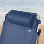 Silla de Playa Aktive Azul oscuro 51 x 45 x 76 cm Playa