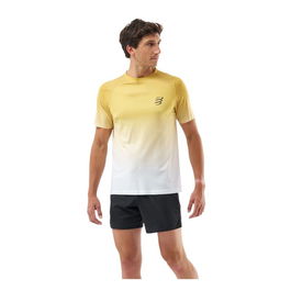 Camiseta de Manga Corta Hombre Compressport Performance Amarillo 8 Años