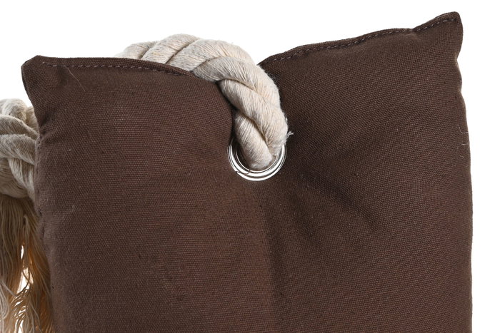 DKD Home Decor Sujetapuertas Mediterraneo Gris Marron Oscuro Poliester Arena 13 x 9 x 20 cm (2 Unidades) DKD Home Decor Sujetapuertas Mediterraneo Gris Marron Oscuro Poliester Arena 13 x 9 x 20 cm (2 Unidades)