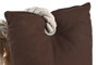 DKD Home Decor Sujetapuertas Mediterraneo Gris Marron Oscuro Poliester Arena 13 x 9 x 20 cm (2 Unidades)