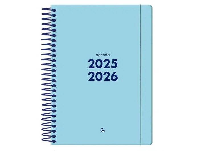 Liderpapel Agenda Escolar 2025-2026 Basic Día Página A5 Azul Liderpapel Agenda Escolar 2025-2026 Basic Día Página A5 Azul