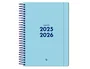 Liderpapel Agenda Escolar 2025-2026 Basic Día Página A5 Azul
