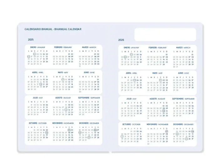 Liderpapel Agenda Escolar 2025-2026 Basic Día Página A5 Azul Liderpapel Agenda Escolar 2025-2026 Basic Día Página A5 Azul