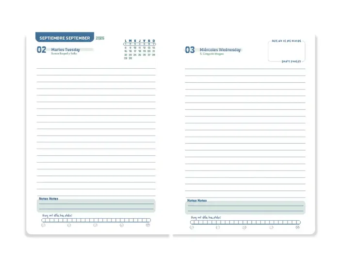 Liderpapel Agenda Escolar 2025-2026 Basic Día Página A5 Azul Liderpapel Agenda Escolar 2025-2026 Basic Día Página A5 Azul