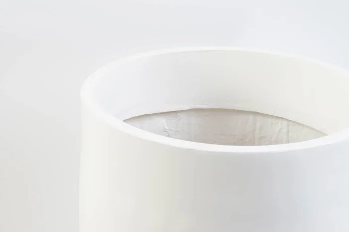 DKD Home Decor Jarrón Moderno Blanco Resina 34 x 90.5 x 34 cm