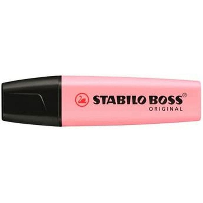 Stabilo Set de 10 Marcadores Fluorescentes Boss Original Rosa Pastel