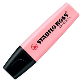 Stabilo Set de 10 Marcadores Fluorescentes Boss Original Rosa Pastel
