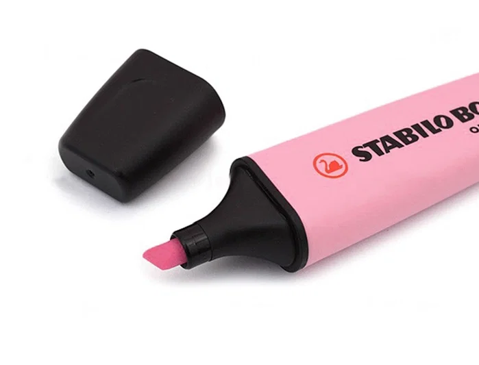 Stabilo Set de 10 Marcadores Fluorescentes Boss Original Rosa Pastel