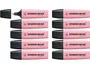 Stabilo Set de 10 Marcadores Fluorescentes Boss Original Rosa Pastel