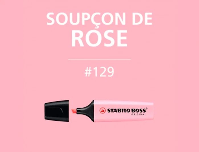 Stabilo Set de 10 Marcadores Fluorescentes Boss Original Rosa Pastel