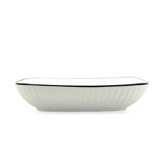 Bandeja Porcelana Gastro Black Quid 19,5x3,6 cm (12 Unidades) Bandeja Porcelana Gastro Black Quid 19,5x3,6 cm (12 Unidades)