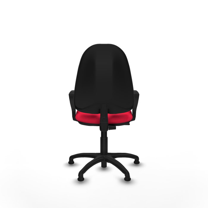 PIQUERAS Y CRESPO Silla de oficina Algarra, Tela Rojo, Mecanismo Contacto permanente básico PIQUERAS Y CRESPO Silla de oficina Algarra, Tela Rojo, Mecanismo Contacto permanente básico