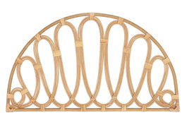 DKD Home Decor Cabecero de Cama de Bambú y Ratán Natural