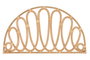 DKD Home Decor Cabecero de Cama de Bambú y Ratán Natural