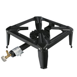 WOLFPACK LINEA PROFESIONAL Hornillo de Gas de 4 Pies, 4.000W, 40x40 cm