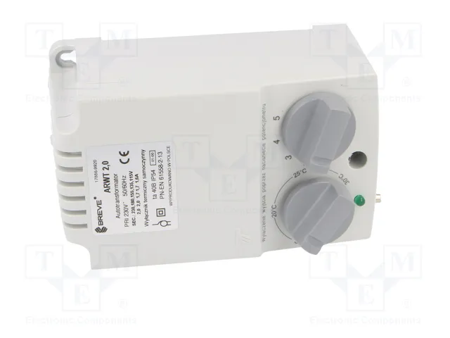 BREVE TUFVASSONS Regulador de velocidad 230VAC 360W 2A