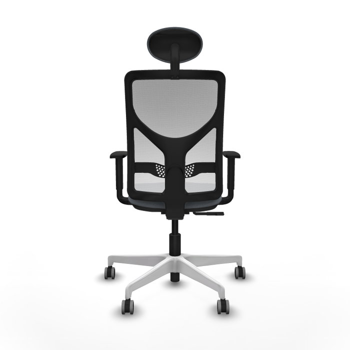 PIQUERAS Y CRESPO Silla de oficina Motilla con mecanismo Sincro, Gris y Blanco PIQUERAS Y CRESPO Silla de oficina Motilla con mecanismo Sincro, Gris y Blanco