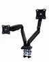 Gembird MA-DA2-03 Soporte de Escritorio para 2 Monitores 17-35'' Negro