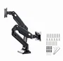 Gembird MA-DA2-03 Soporte de Escritorio para 2 Monitores 17-35'' Negro