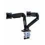 GEMBIRD MA-DA2-03 Soporte de Escritorio para Doble Monitor Negro