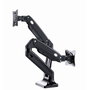 GEMBIRD MA-DA2-03 Soporte de Escritorio para Doble Monitor Negro