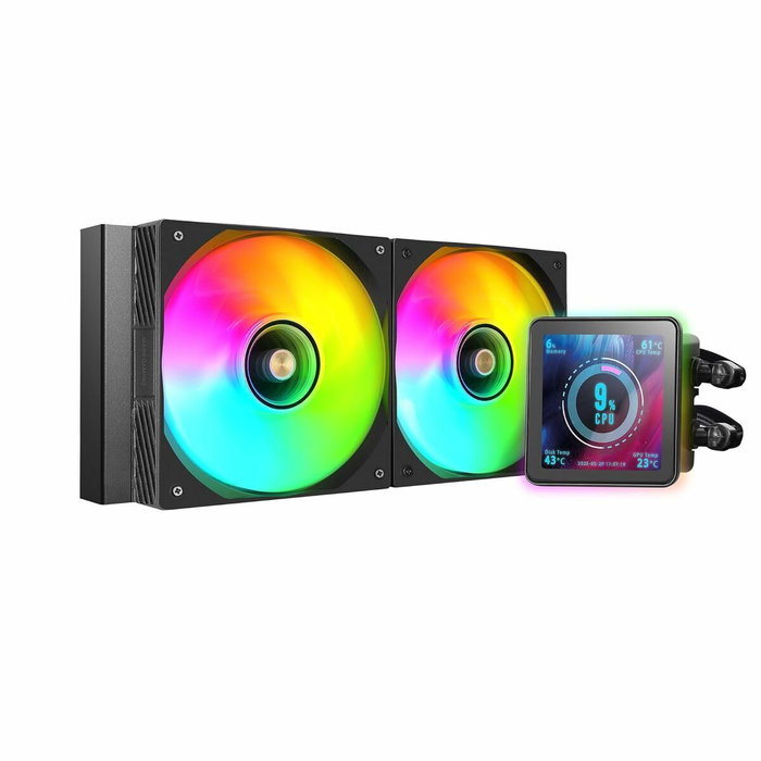 Mars Gaming ML-VISIONPRO240 Refrigeración Líquida ARGB Negro, 240mm