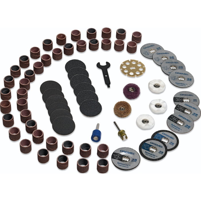 Dremel 723 Set de Accesorios Multiusos de 100 piezas