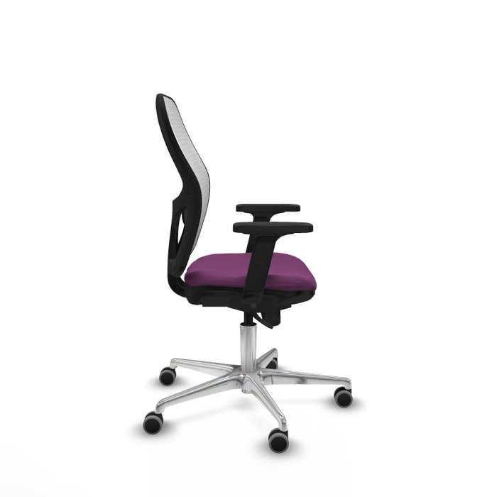 PIQUERAS Y CRESPO Silla de oficina Jorquera con mecanismo Sincro, Morado y Blanco PIQUERAS Y CRESPO Silla de oficina Jorquera con mecanismo Sincro, Morado y Blanco