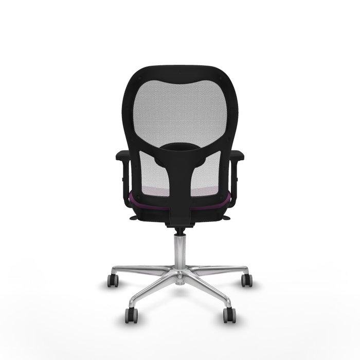 PIQUERAS Y CRESPO Silla de oficina Jorquera con mecanismo Sincro, Morado y Blanco PIQUERAS Y CRESPO Silla de oficina Jorquera con mecanismo Sincro, Morado y Blanco