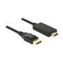 DeLOCK 85316 Cable Adaptador DisplayPort 1.2a a HDMI 4K 30Hz 1 m Negro