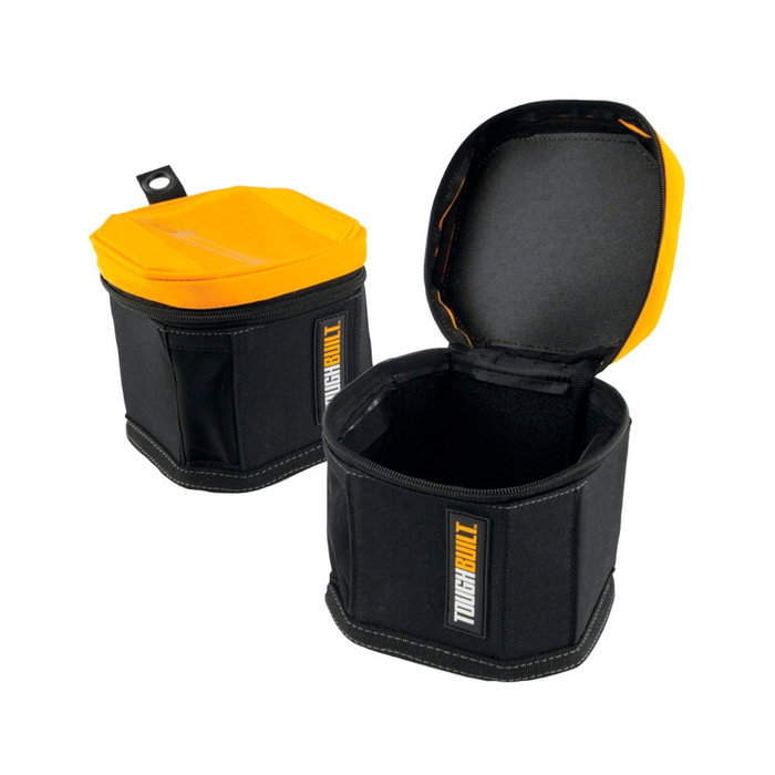 Toughbuilt Bolsas de Almacenamiento Cúbicas Softbox, 15 cm, con Ventanas de Malla Reforzada y Etiquetas, Resistente a Perforaciones, Set de 2 Unidades para Herramientas Pequeñas