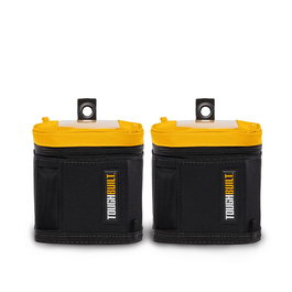 Toughbuilt Bolsas de Almacenamiento Cúbicas Softbox, 15 cm, con Ventanas de Malla Reforzada y Etiquetas, Resistente a Perforaciones, Set de 2 Unidades para Herramientas Pequeñas