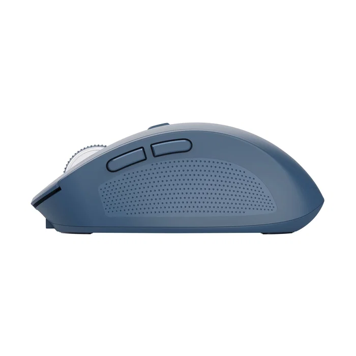 Trust Ozaa Ratón Inalámbrico Compacto para Oficina - Bluetooth y RF 2.4GHz - Óptico 3200 DPI - 6 Botones Silenciosos - Batería Recargable - Azul
