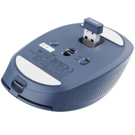 Trust Ratón Inalámbrico Bluetooth Ozaa Compact Wireless Recargable 3200 DPI Azul Trust Ratón Inalámbrico Bluetooth Ozaa Compact Wireless Recargable 3200 DPI Azul