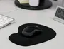 Q-connect Alfombrilla para ratón con reposamuñecas de gel negro 190x230x20 mm