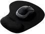 Q-connect Alfombrilla para ratón con reposamuñecas de gel negro 190x230x20 mm
