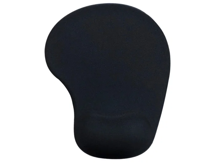 Q-connect Alfombrilla para ratón con reposamuñecas de gel negro 190x230x20 mm