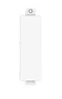 Vision TC3 BLANK Placa de Pared y Cubierta de Interruptor, Blanco, 64 x 21 x 9 mm, 1 Unidad