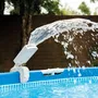 Intex - Fuente de piscina LED multicolor, iluminación hidroeléctrica integrada sin batería ni cable, 4 colores (blanco, rojo, azul, verde), compatible piscinas tubulares