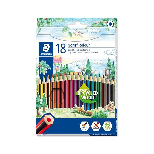 Staedtler Noris Colour Wopex Lápices de Colores Surtidos Estuche 18 ud