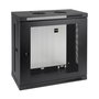 Tripp Lite SRW12U13 Armario Rack de Pared 12U Negro para Equipos de 19" - Gabinete con Cerradura, Ventilado, Capacidad 91 kg, Instalación Fácil