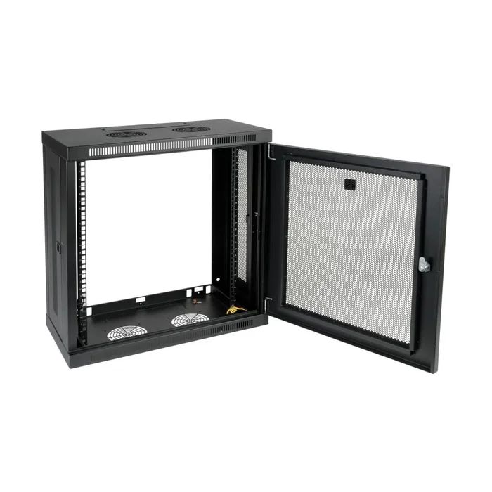 Tripp Lite SRW12U13 Armario Rack de Pared 12U Negro para Equipos de 19" - Gabinete con Cerradura, Ventilado, Capacidad 91 kg, Instalación Fácil