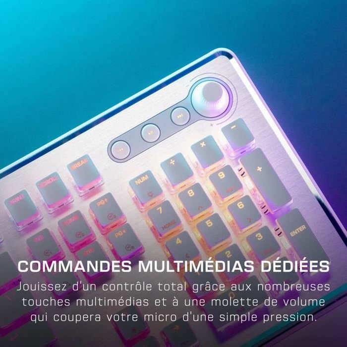 Turtle Beach Vulcan II Blanco - Teclado mecánico para juegos de PC Turtle Beach Vulcan II Blanco - Teclado mecánico para juegos de PC