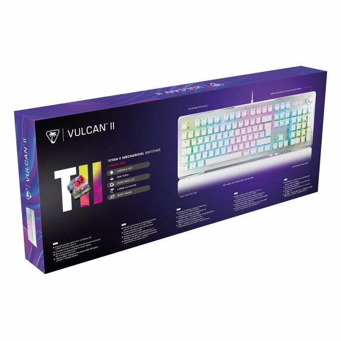 Turtle Beach Vulcan II Blanco - Teclado mecánico para juegos de PC Turtle Beach Vulcan II Blanco - Teclado mecánico para juegos de PC